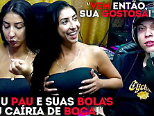 Sweety Renatinha Mello hit on the presenter, will there be a porn recording with the 2 of them? - Podcast Pápum no Barraco!
