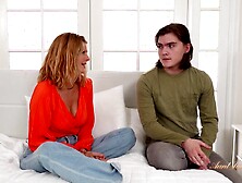 Judys Xxx - 50yo Mature Stepmom Reya Lovenlight Lets Her Stepson Pay His Debt In Cum