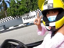 Go Karting And Fucking With Cute Amateur Thai Teen With A Perfect Ass