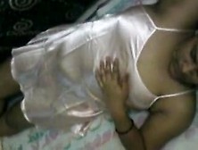 Bhabhi In Pink Nighty