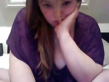 Chubby Teen 18  Gal Performs On Webcam