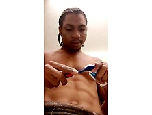 Black Gay Guy Blowjob Solo