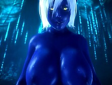 Darksome elf Queen Nualia cowgirl (noname55)