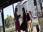 Real upskirts by this blonde dame look seductive