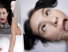 JIZZ DUMPSTER LIFE - 18 Yo College Teenie Matty USED By Her Ruthless Landlord