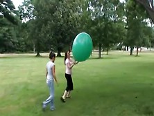 Rebecca And Mary Ellen In The Park