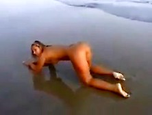 Nude Beach - Yvonne Posing