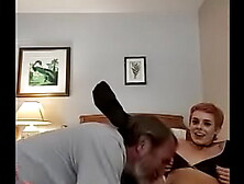 Cougar Husband Eats Sidra Sage Snatch In Public