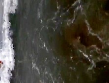 Latina BBW in the water