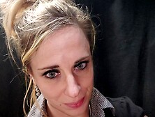 SELF PERSPECTIVE Bored housewife records cheating with stranger and creampies twat