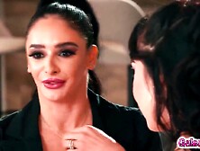 Kimmy Kimm getting punished by SHeena Ryder and her wife Little Puck