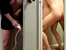 MY EX-WIFE MASTURBATE.  WHILE I FUCK WITH a SCORT.