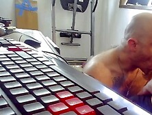 Cock-Hungry Guy Is Sucking Boyfriend's Dick In Front Of The Webcam