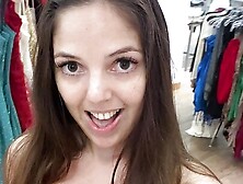 Naughty Solo Public Milf Xlilyflowersx Flashes Tits And Pussy While Trying On Clothes At Mall