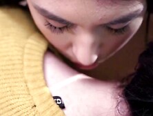 Hot Asian lesbian Mina Moon pussy licked in sloppy sixtynine 2