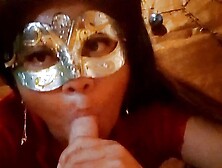 THE QUEEN OF SEXUAL ARTIFICE GIVES A DEEPTHROAT BLOWJOB TO HER STEPBROTHER