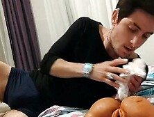 Naughty Twink Is Playing With His Sex Doll On Webcam Show