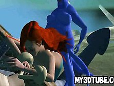 3D Ariel Getting Fucked Hard Underwater By Ursula