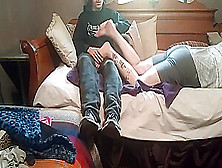 Fucking him with my feet