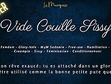 Sissy Cum-dumpster - French audio porn free use sissy