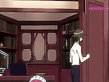 Hentai Maid Teaches Erotic Skills in Passionate Bedroom Play