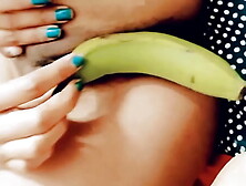 In the absence of boy,  I did the work of banana instead of rod,  full xxx porn hd mms part two