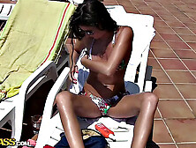 Deep pussy banging for delicious busty amateur gf