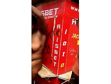 Big tits exposed in public