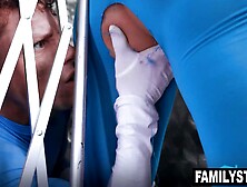 Threesome Frenzy #3 - Hot Blonde Babe Gets Spanked And Double Penetrated