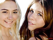 Lovely Models Isabel Moon And Chloe Temple Fuck Under The Sun