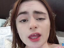 Reese Robbins makes cute facial expressions while taking that hard cock