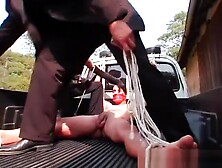 Sexy Bdsm Festish With Mistress Spanking Her Slave Hard