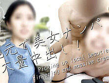 Picking up girls at a local bus stop. Beautiful girl has vaginal orgasm(#371)