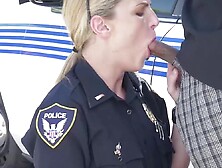 Busty Police Officers Ir Banged In The Middle Of The Street