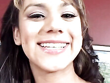 Mega Hot Brunette Baeb Gives Awesome Handjobs and Blowjobs and Gets Fucked Reverse Cowgirl Style