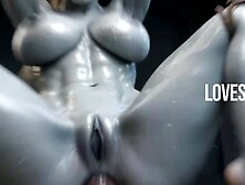 Horny Space Girl Takes Big Dick in Her Backdoor