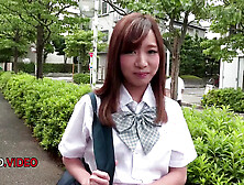 Kinky Japanese Student Nana Fujii Shows Her Blowjob Skills On Cam