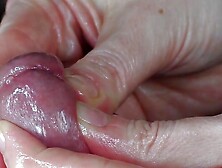 Instruction Video for Milking Pre-ejaculate - Close-up of Delaying and Ruining the Orgasm - Main View