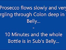 Sub Serf loving Enema inside Vacuum Couch