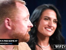 WIFEY Hotwife mother I'd like to fuck Real Wife Ridley Rides Christian's Rod Like A Pro