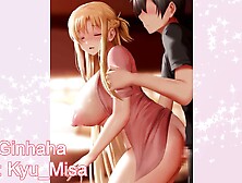 Kirito fucks Asuna deeply [DUB]