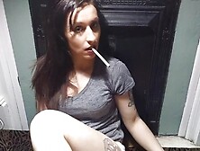 Smoking Jewels: Smoking Fetish Close up