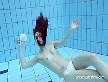 Roxalana Submerged In The Pool Naked