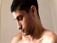 Cute Muscular Body,  Hard Thick Cock,  Horny Jerk Off And Violent Orgasm!