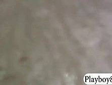 Big tits hot babes try out kite surfing with the profes