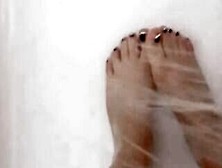 My Toes Inside The Shower