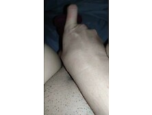 Andrea trying to take bigred dildo