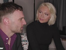 New Sensations - Hot Blonde Cheating Wife Falls Right To Her Knees (Bambi Barton)