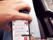 Vehicle sex seen with slender blonde Tania Swank