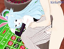 Aqua And Kazuma Satou Have Intense Sex In A Casino.  - Konosuba Cartoon